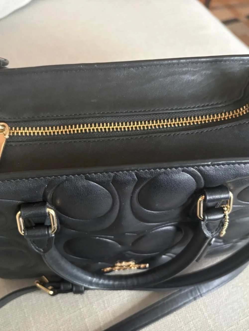 Coach Maggie Small Tote Bag In Signature Leather